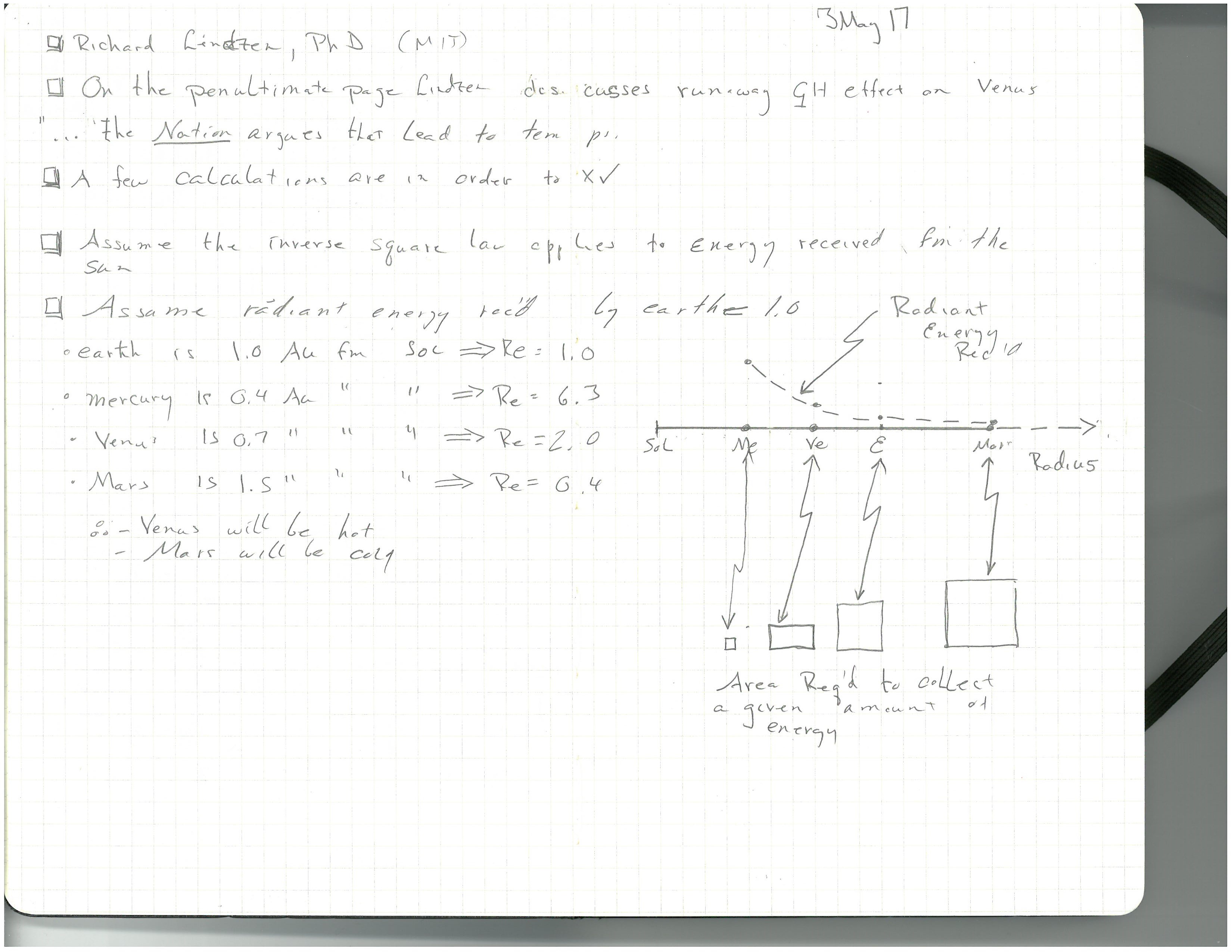 Engineers Notebook – Inverse Square Law