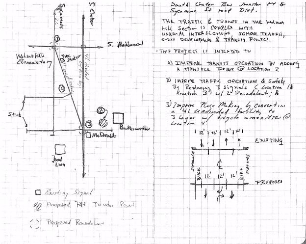 Engineers Notebook – Sycamore St Road Diet Project Information Sheet