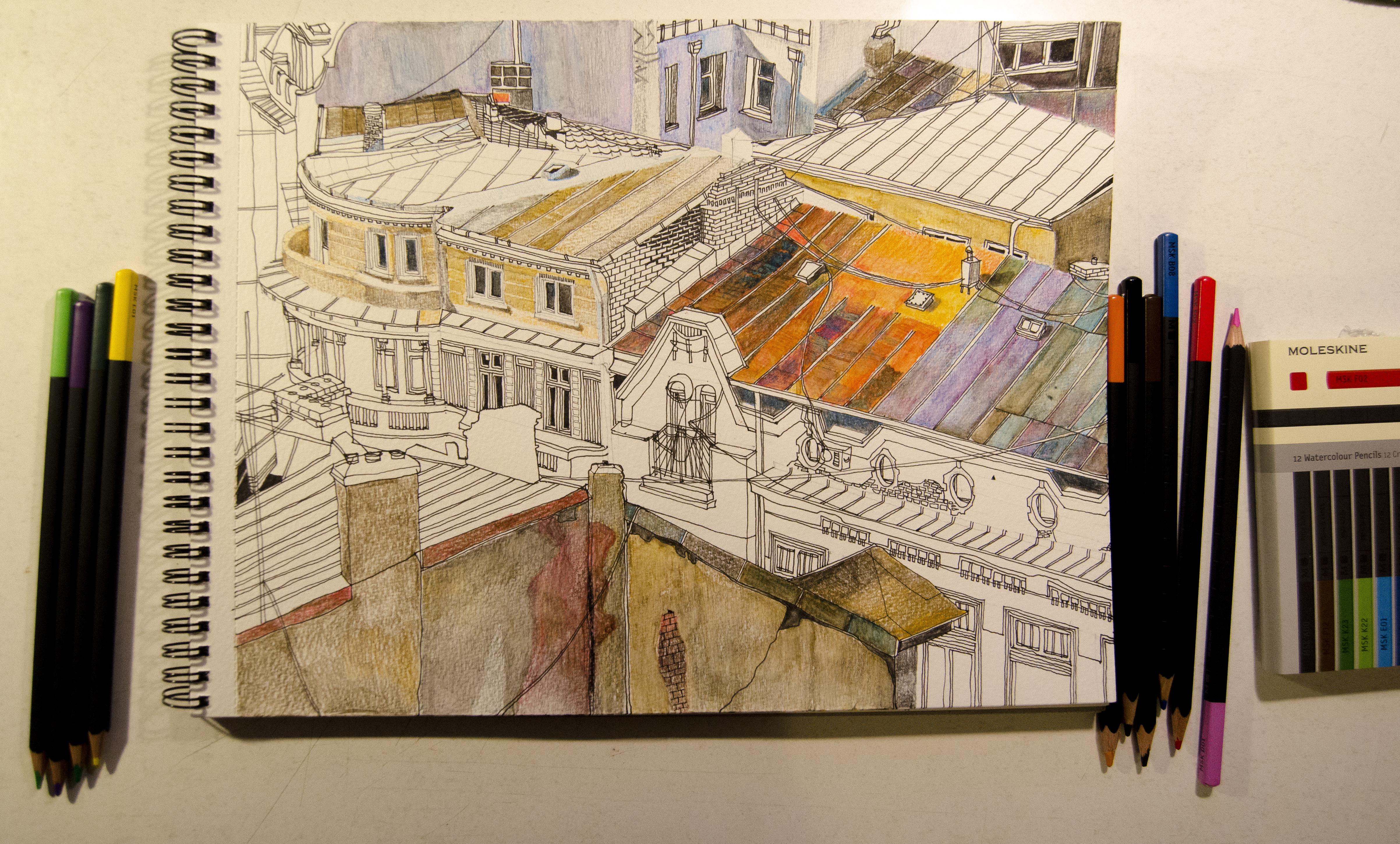 Bucharest roofs