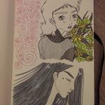 Girls and flowers