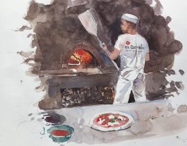 pizzaiolo di Mercato Centrale di Firenze