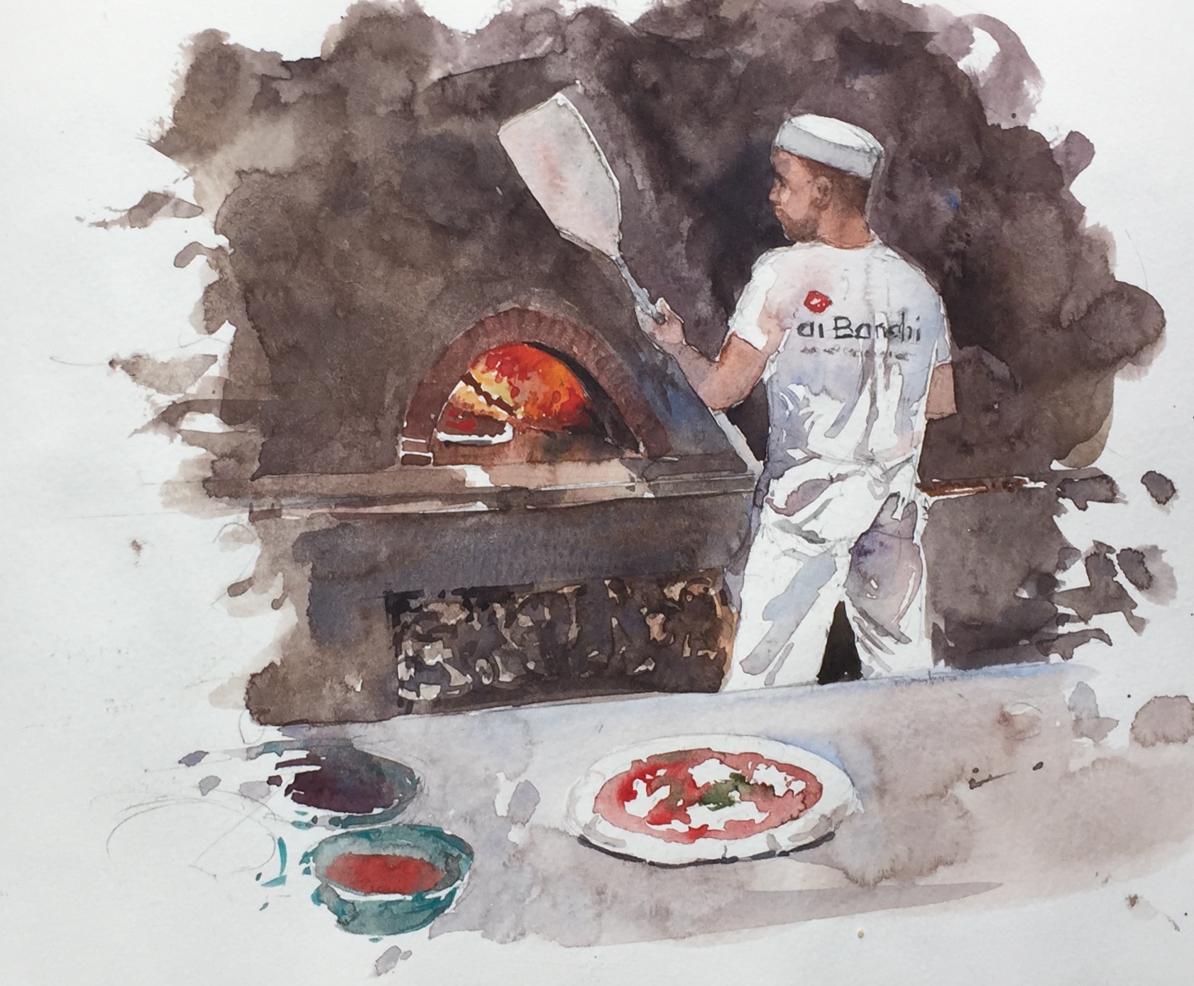 pizzaiolo di Mercato Centrale di Firenze