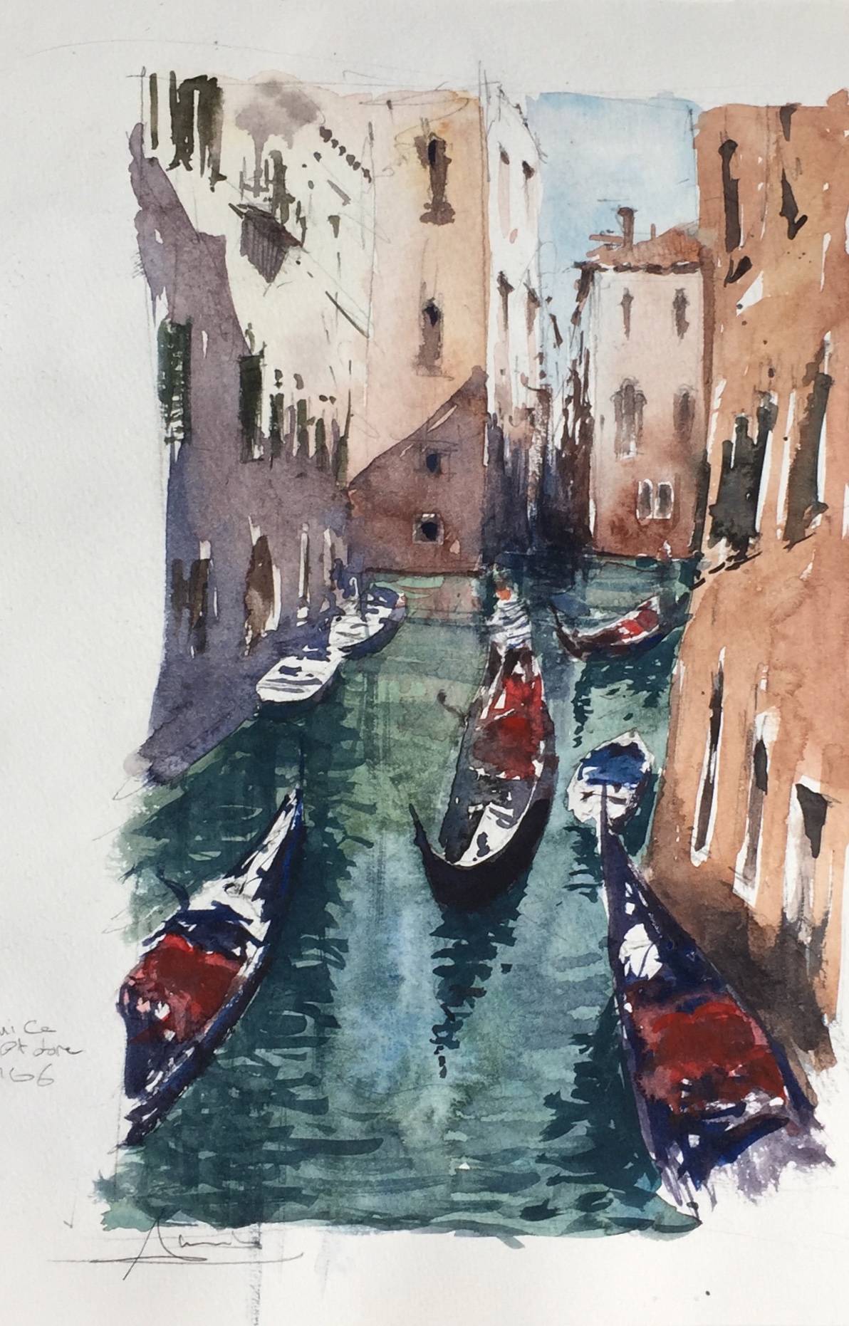 les gondoliers de Venice