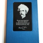 Mark Twain Laser Engraved Metal Plate