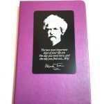 Mark Twain Laser Engraved Metal Plate