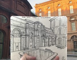 Museo Egizio (Torino) Live Sketch – @CityLiveSketch