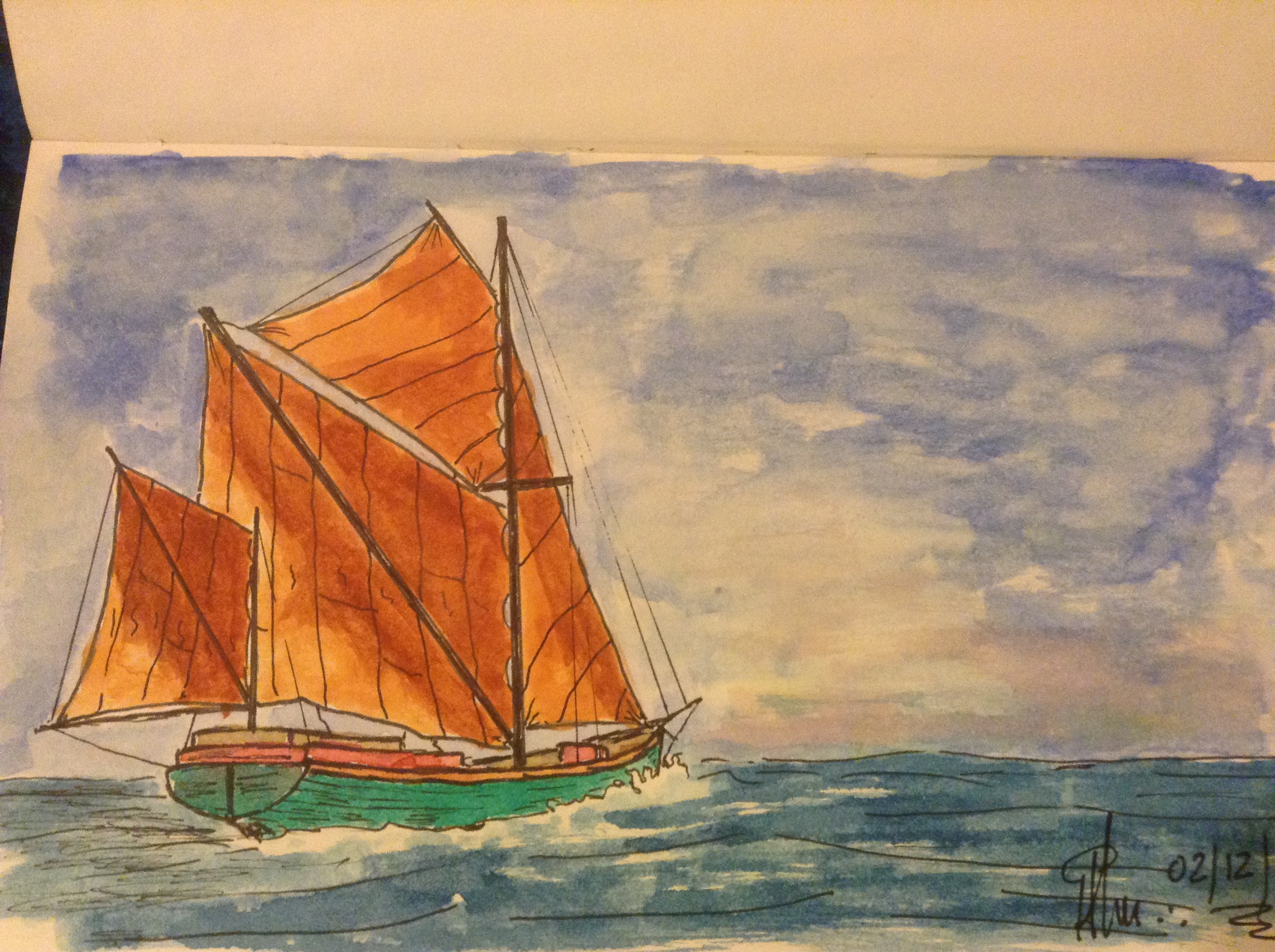 Sailing boat 2