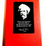 Mark Twain Laser Engraved Metal Plate