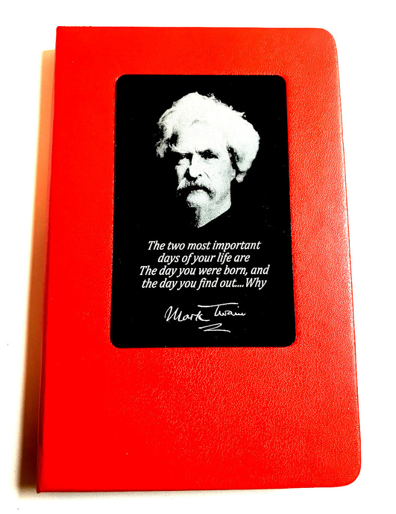 Mark Twain Laser Engraved Metal Plate