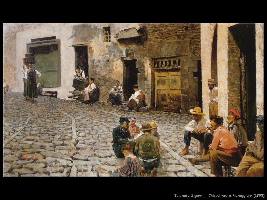 Chiacchiere a Riomaggiore (1893)