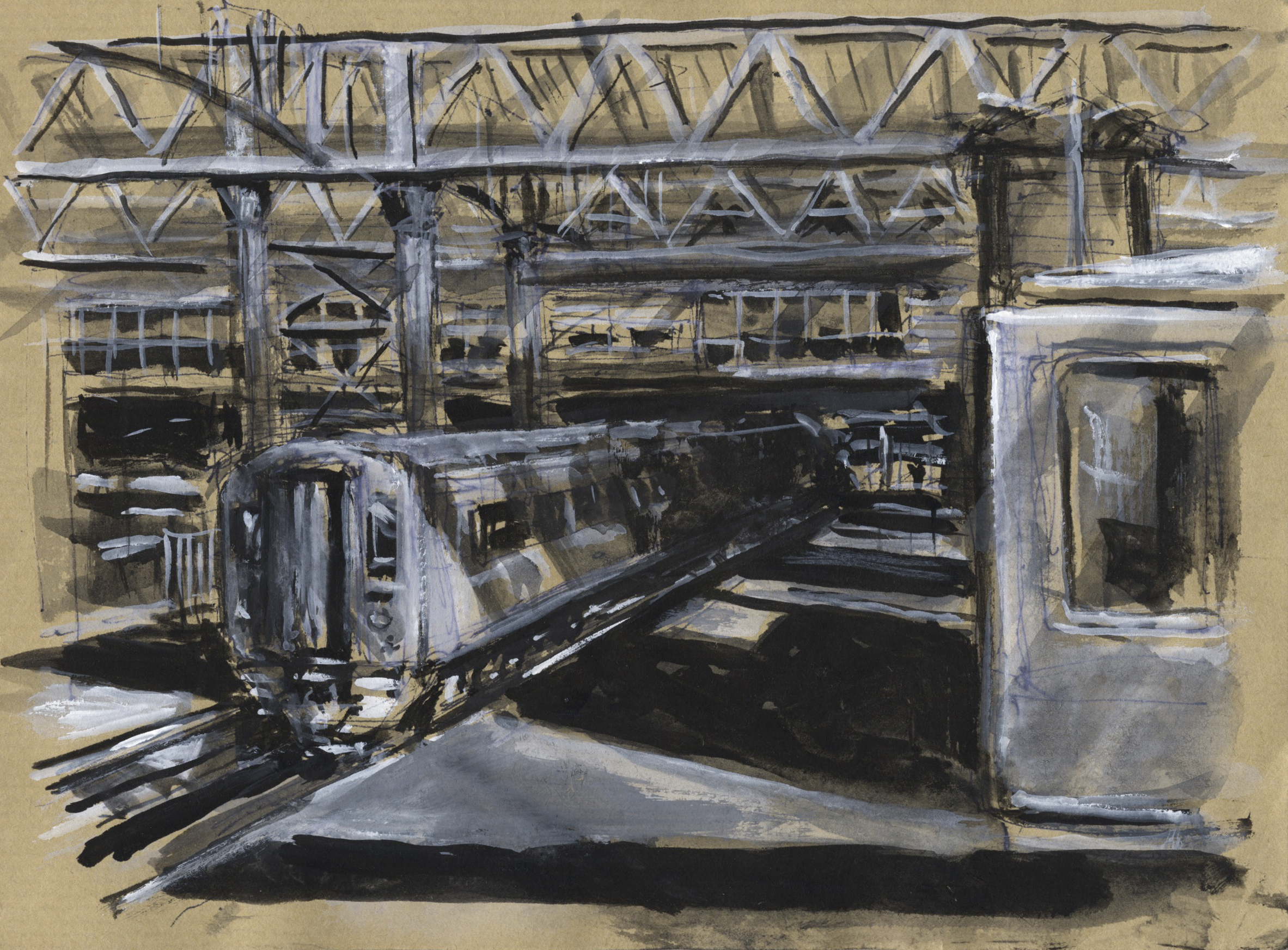 Waterloo station platform