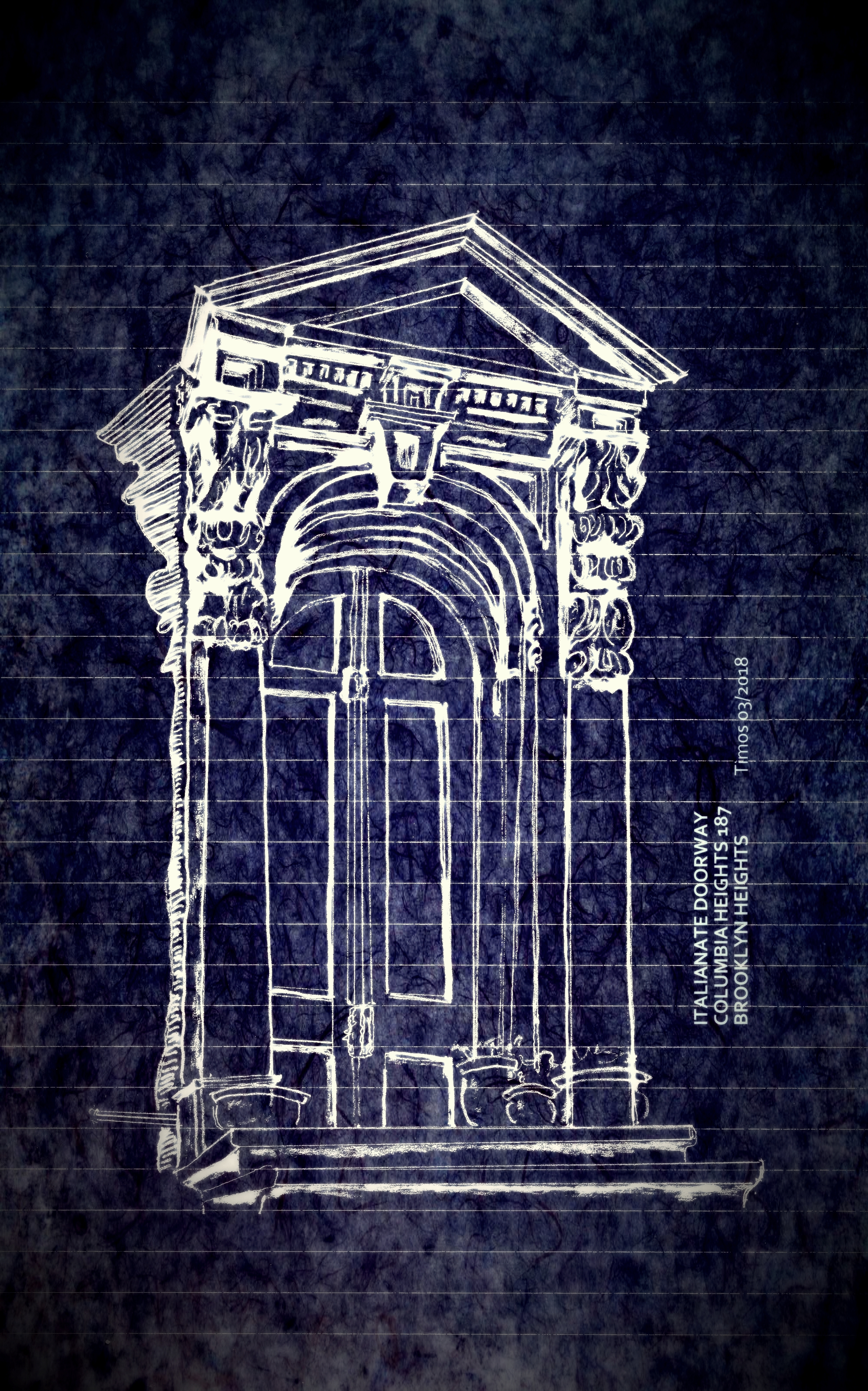 Italianate doorway, Brooklyn (draft)