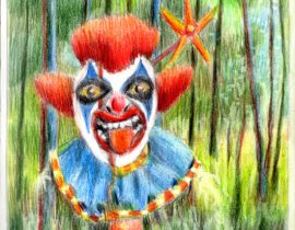 Happy the old dead forrest Clown