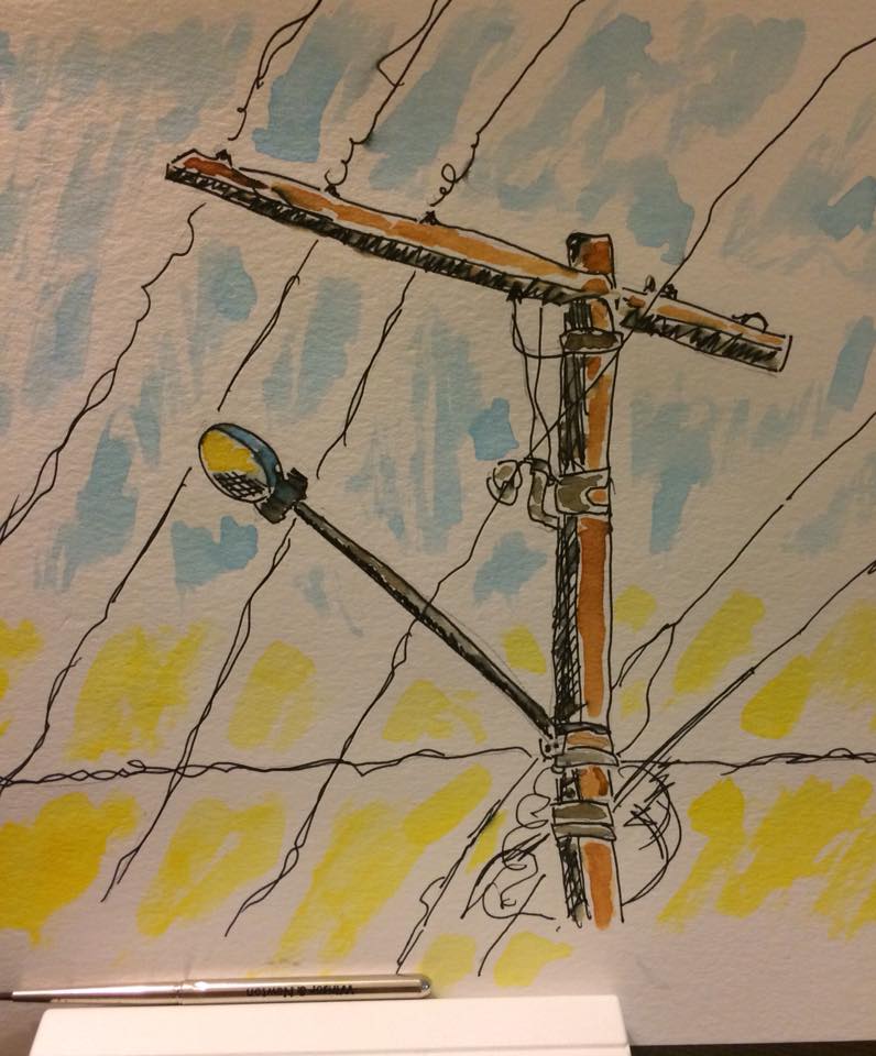 Random telephone pole