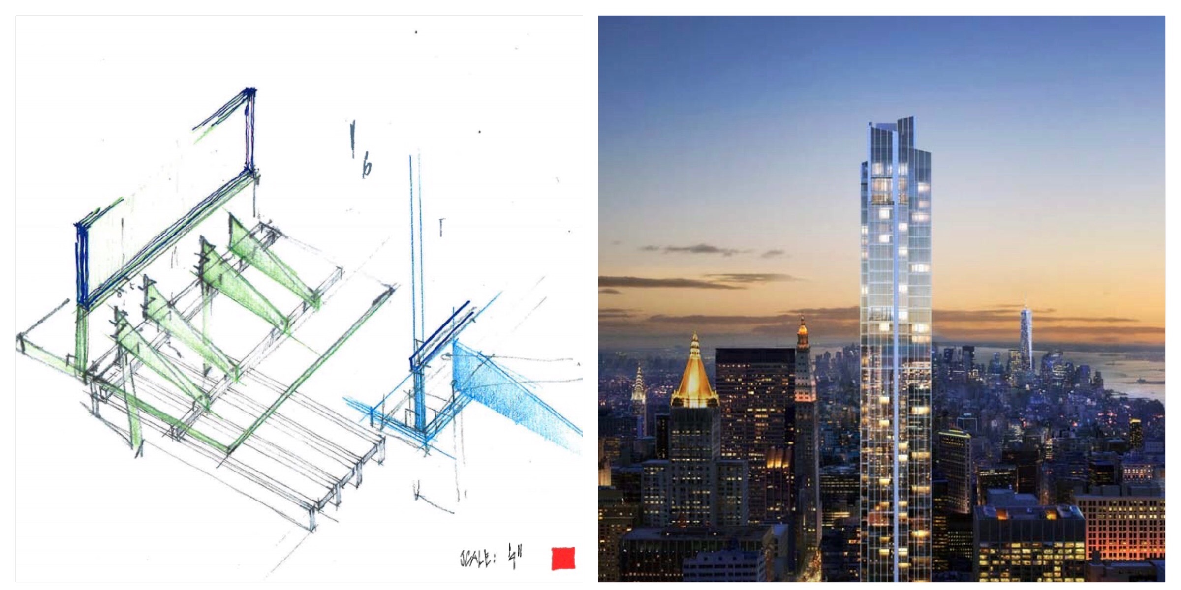 glass box concept sketch