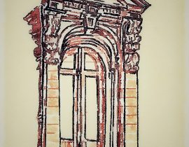 Italianate door, Brooklyn Brownstone