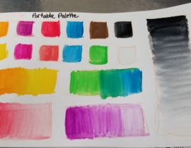 Color Swatches of Pan Design Gouache