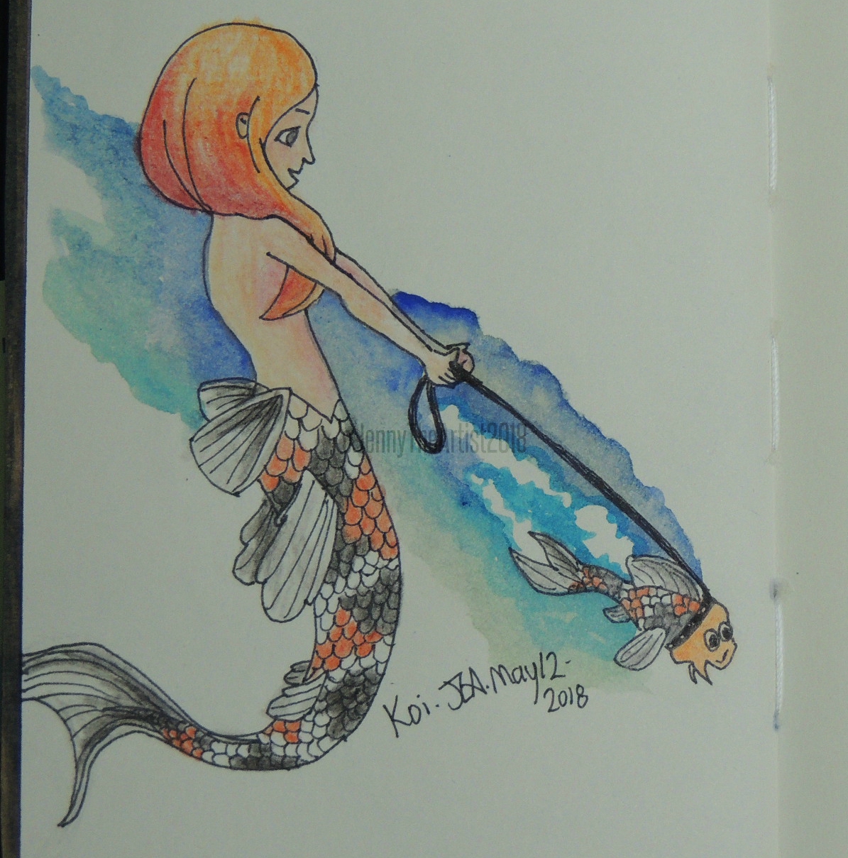 Mermay 2018; Day12; Koi