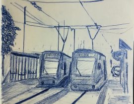 Capolinea del Metrobus, Padova Italia