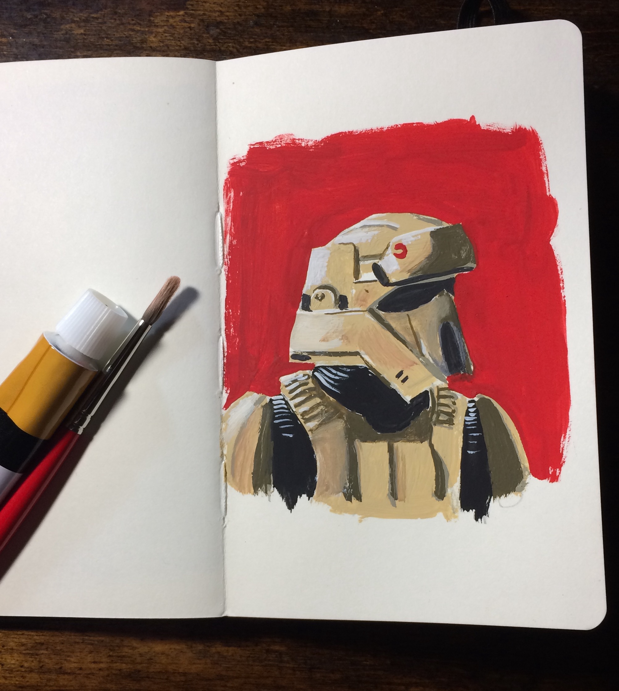 Star Wars Shoretrooper painting