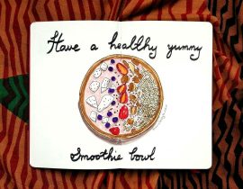 Have a healthy yummy smoothie bowl