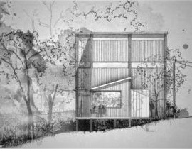 study of Gorge House, Virginia, USA