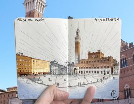 Piazza del Campo Live Sketch