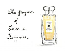 The fragrance of love and happiness