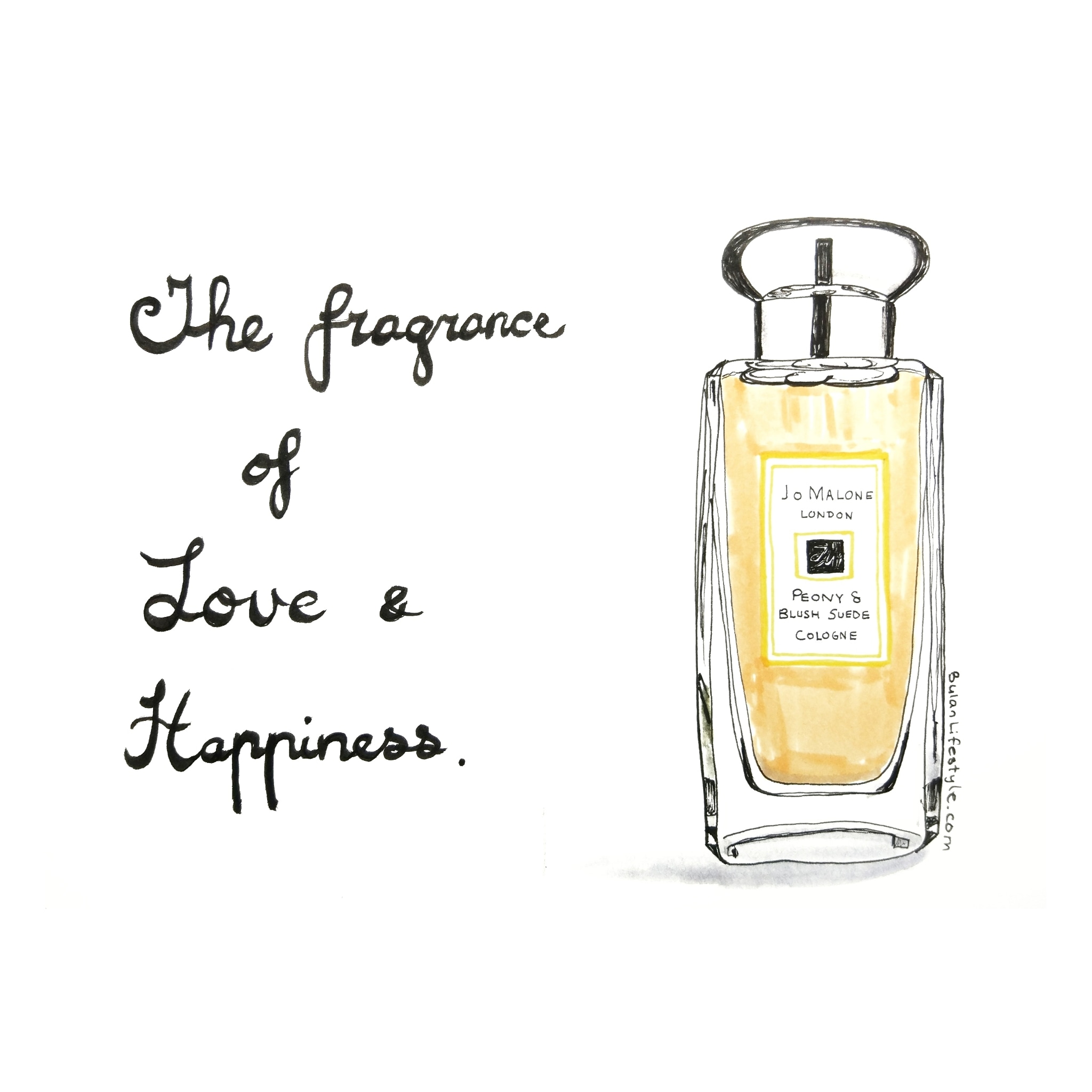 The fragrance of love and happiness