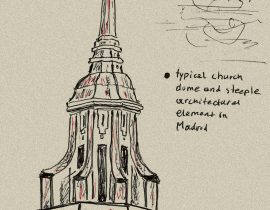 Madrid steeple