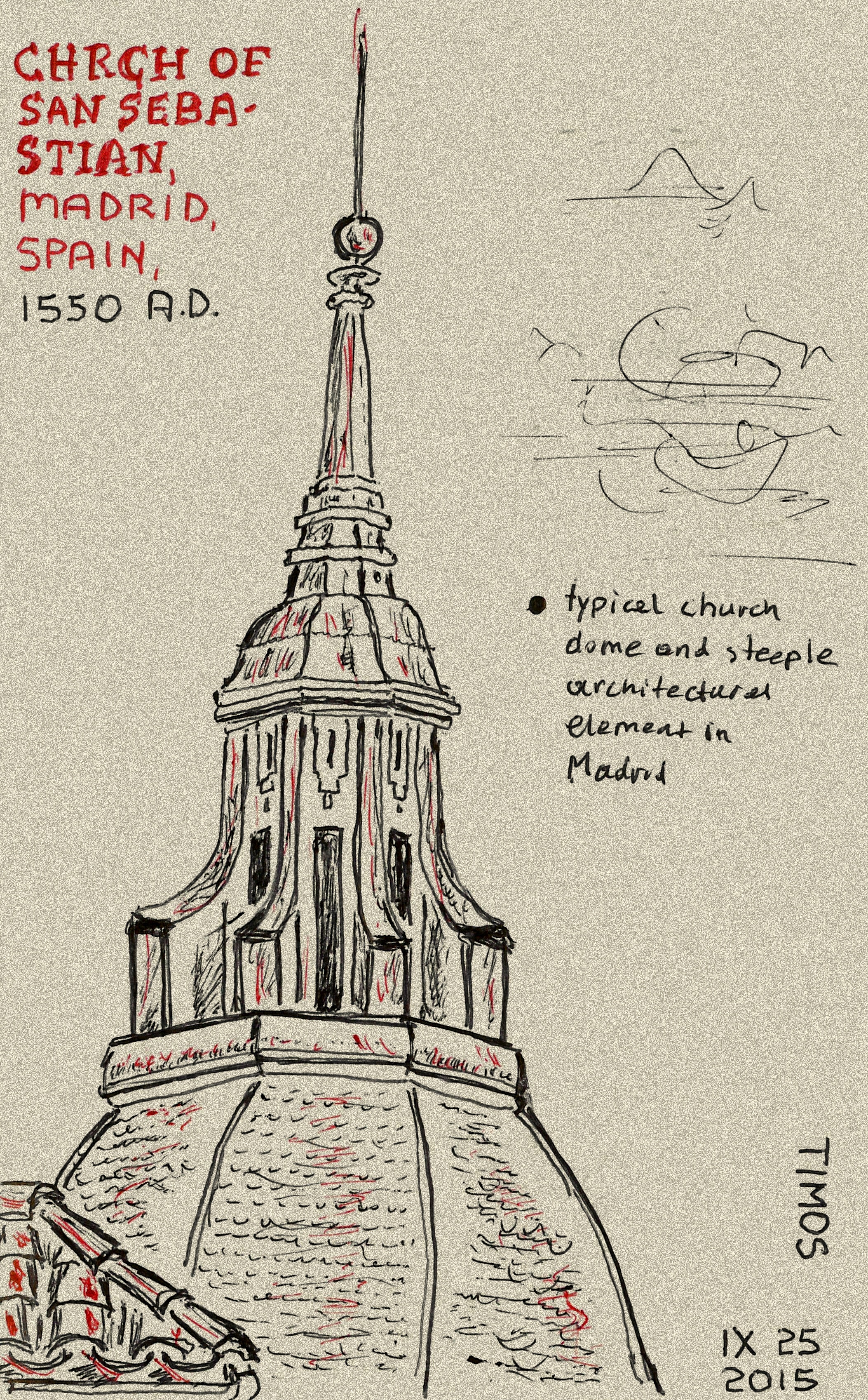 Madrid steeple