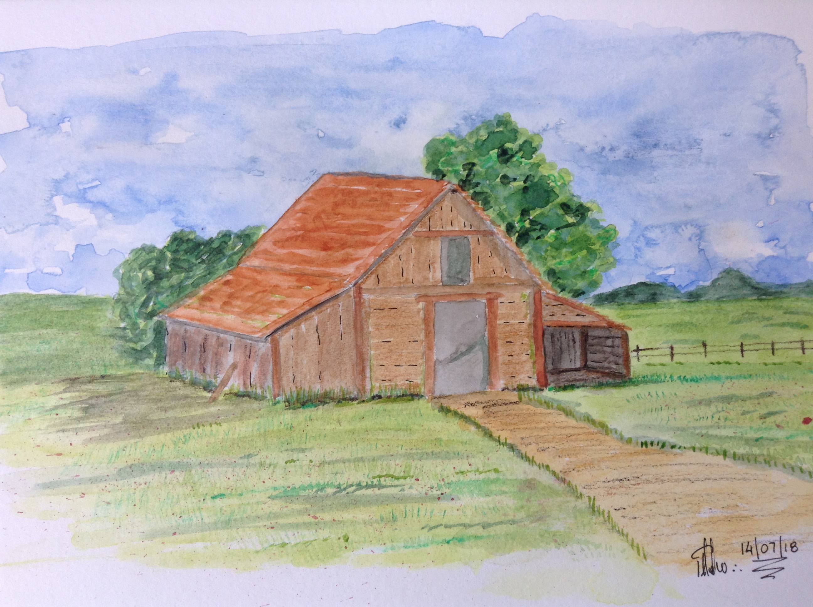 An old barn