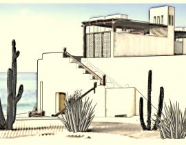 study on architectural style of Cabo San Lucas, Mexico