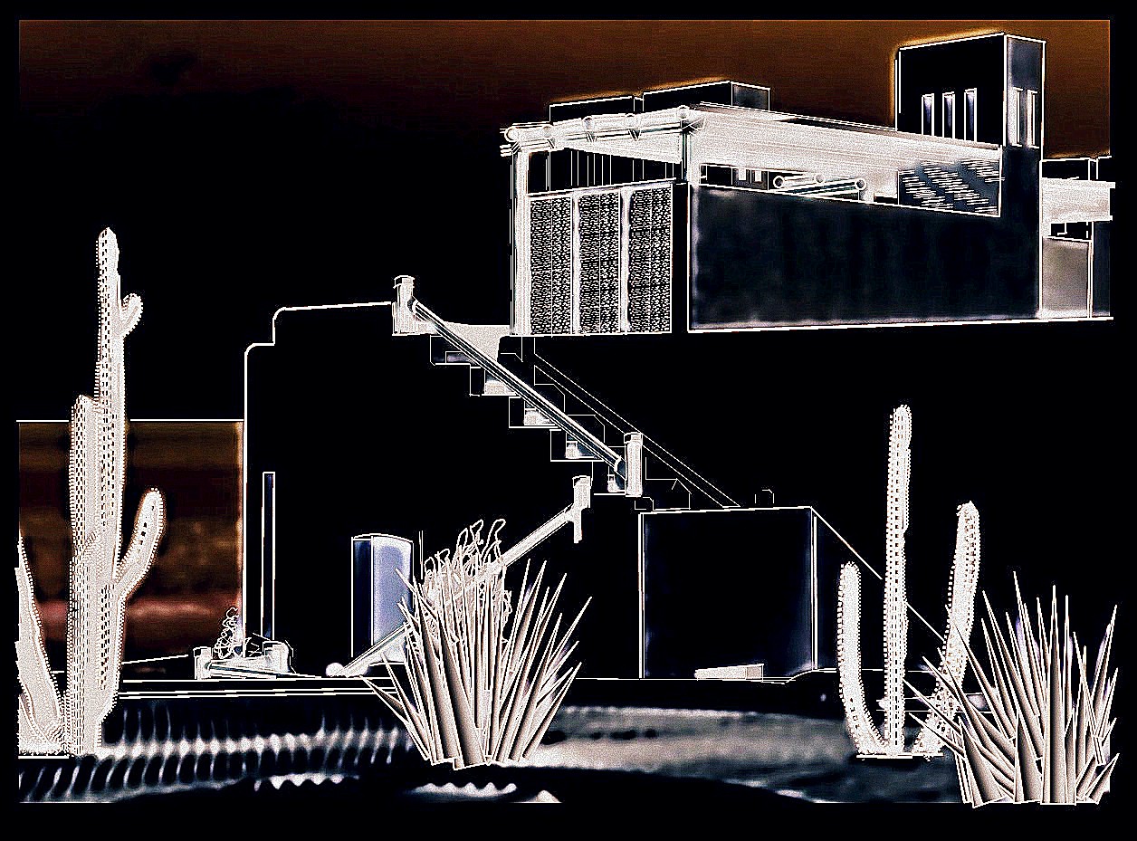 Mexican night – architectural perception