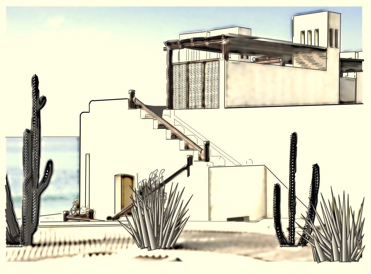 study on architectural style of Cabo San Lucas, Mexico