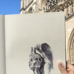 Me and my moleskine in Paris