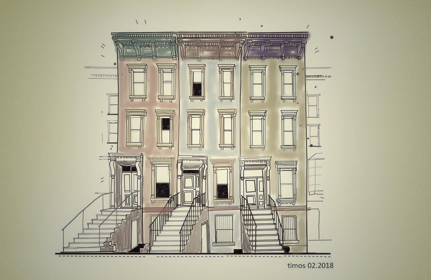 Brooklyn brownstones