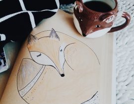 Fox and coffee