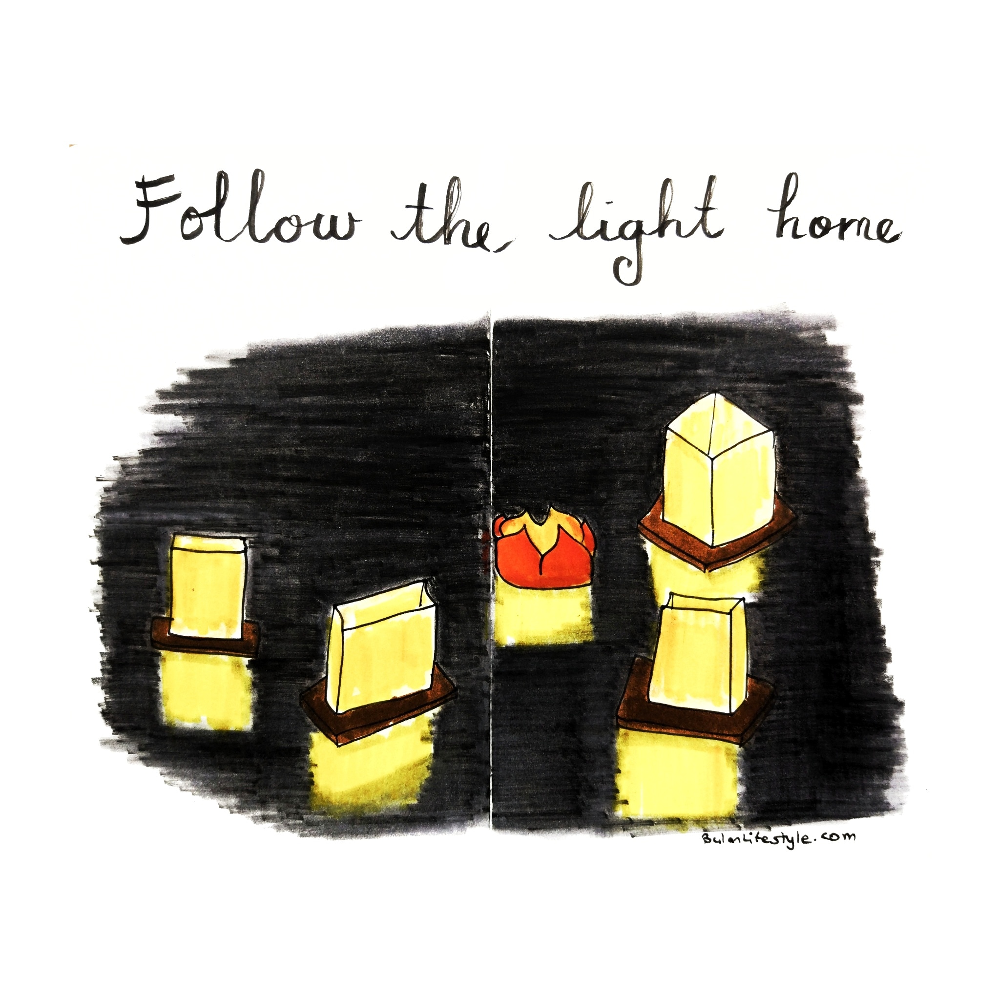 Follow the light home