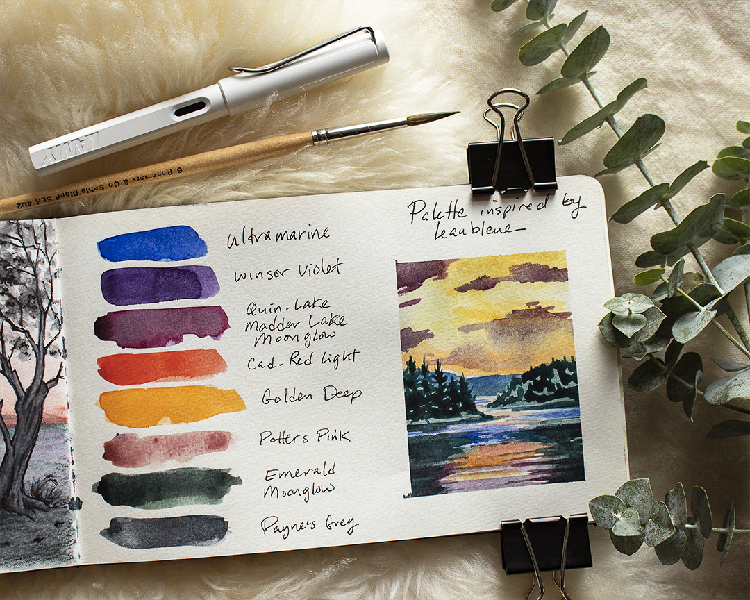 Color Palette & Mini Landscape Study