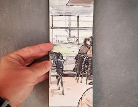 Sketch at the airport (Toulouse)