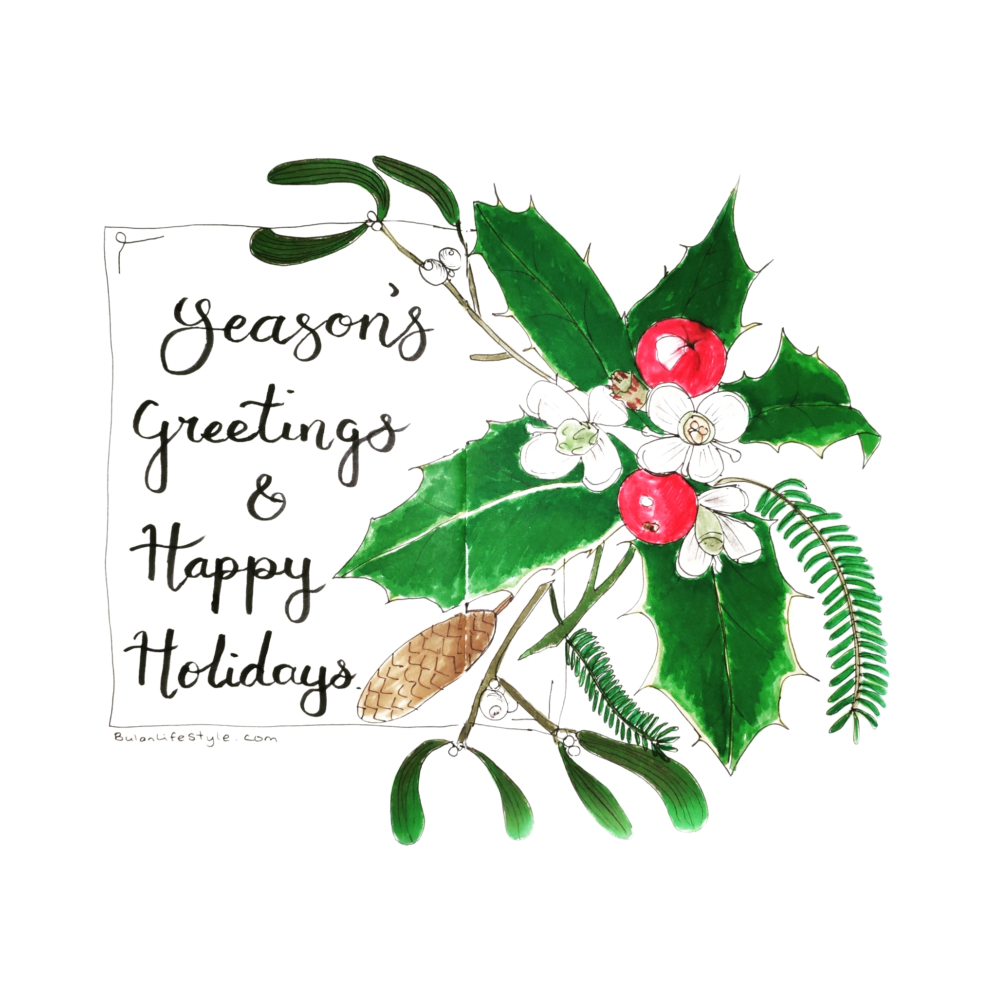 Season’s greetings and Happy holidays