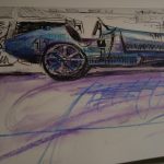 Bugatti 35 sketch