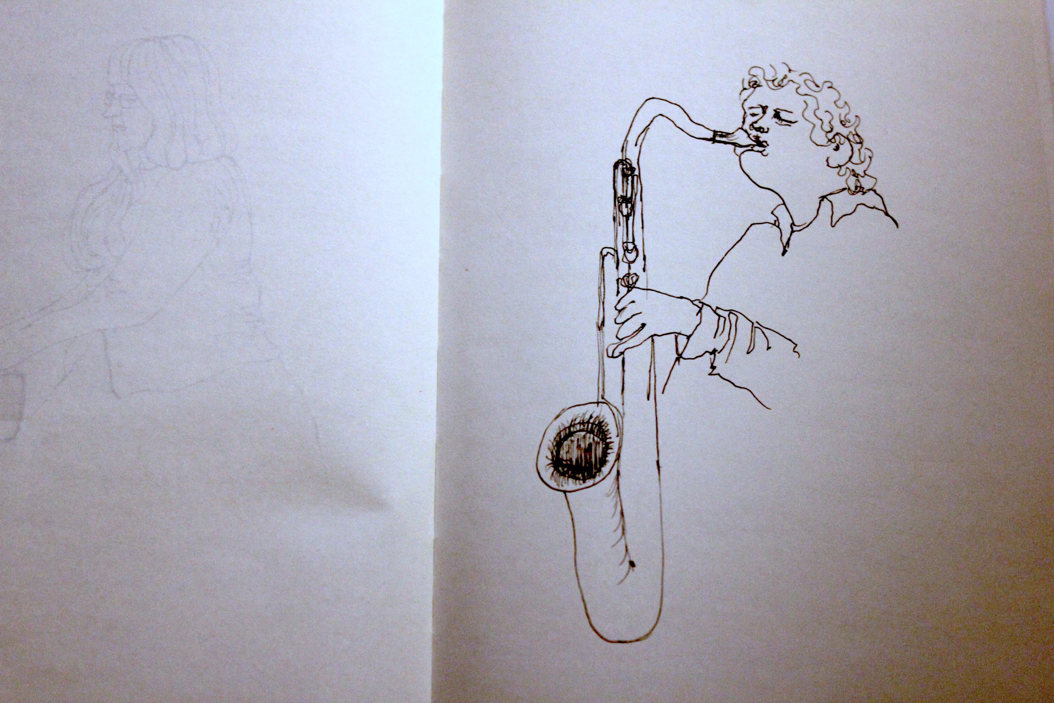 Saxophone player at Safehouse