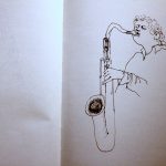 Saxophone player at Safehouse, Brighton
