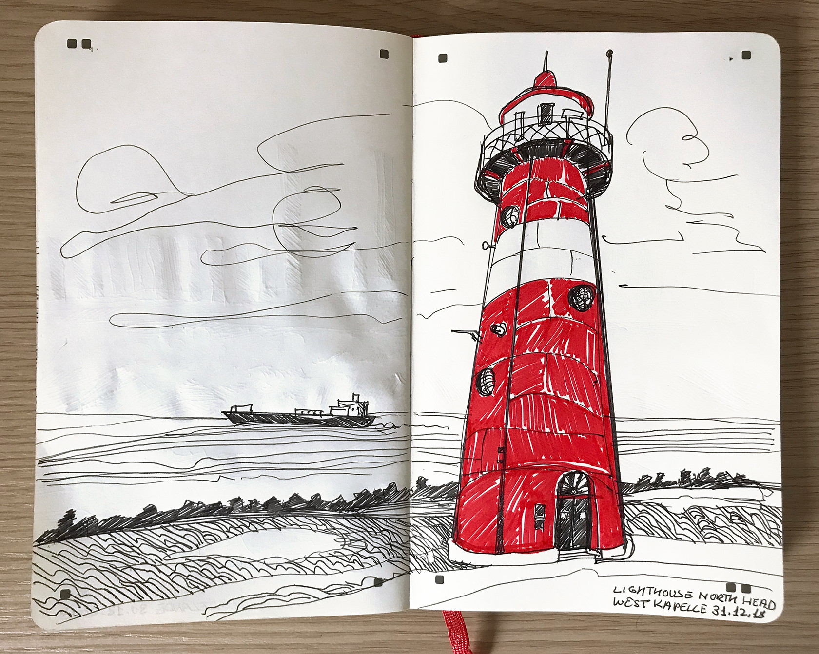 Red lighthouse