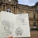 Drawing in Paris