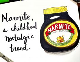 Drawing of Marmite
