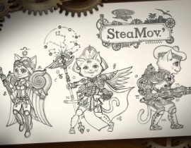SteamCats (very old small classic reporter Moleskine)