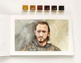 Portrait of Bronn from The Game of Thrones
